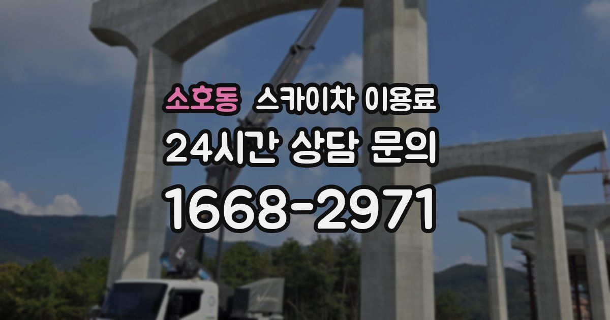 소호동 스카이차 이용료