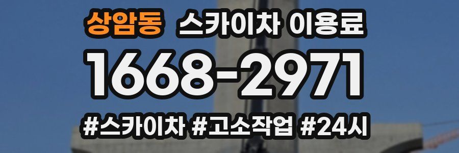 상암동 스카이차 이용료