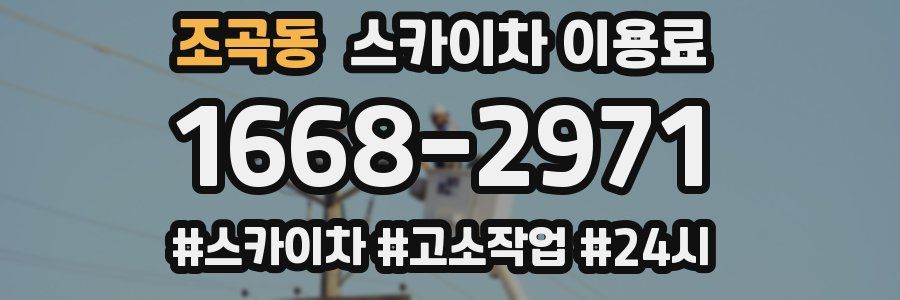조곡동 스카이차 이용료
