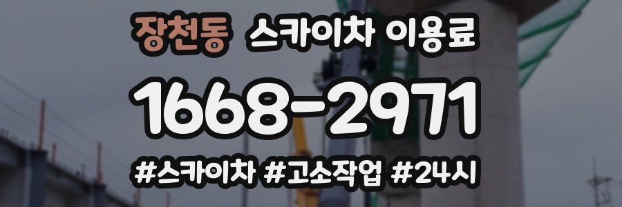 장천동 스카이차 이용료