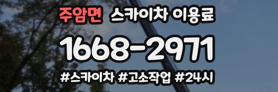 주암면 스카이차 이용료