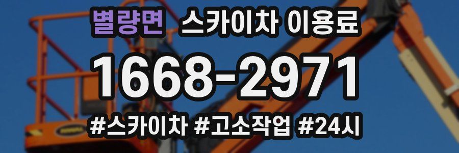별량면 스카이차 이용료