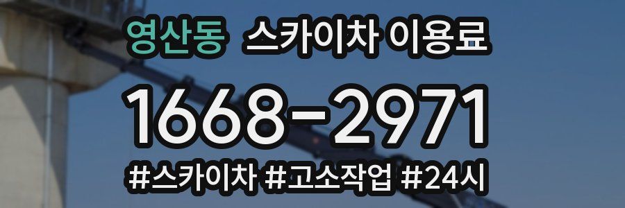 영산동 스카이차 이용료