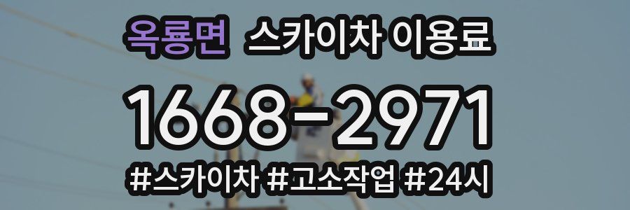 옥룡면 스카이차 이용료