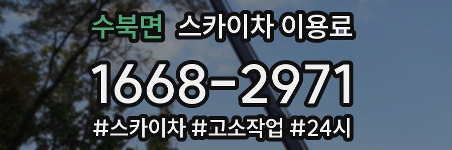 수북면 스카이차 이용료