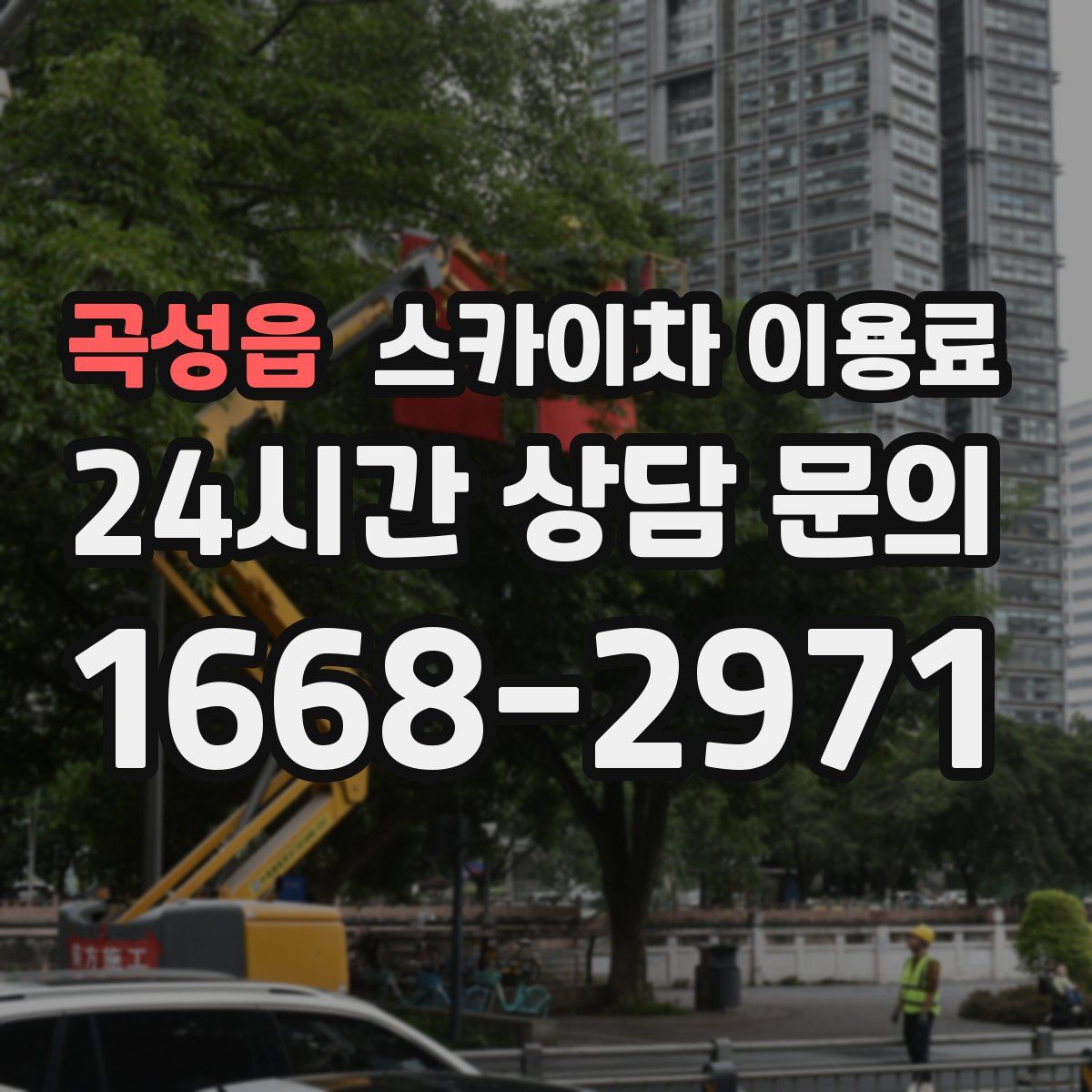 곡성읍 스카이차 이용료