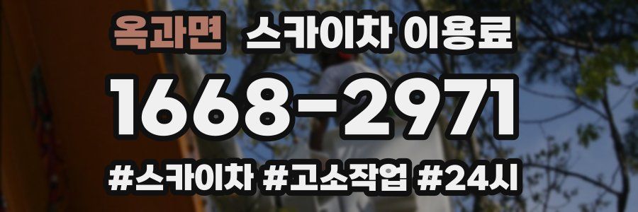 옥과면 스카이차 이용료