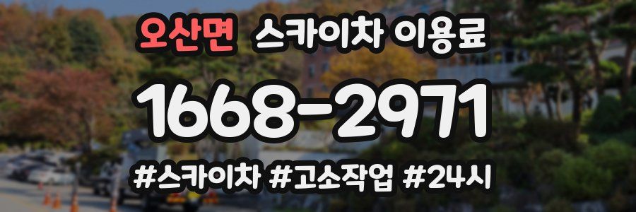 오산면 스카이차 이용료