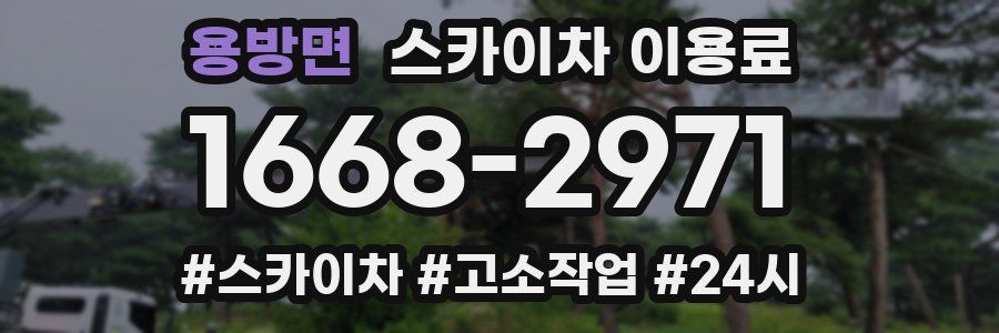 용방면 스카이차 이용료