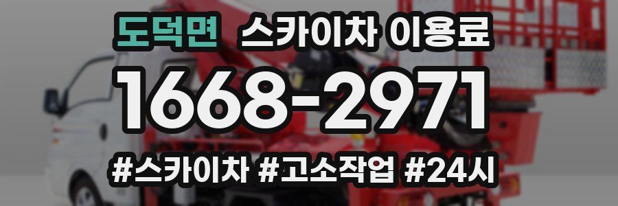 도덕면 스카이차 이용료