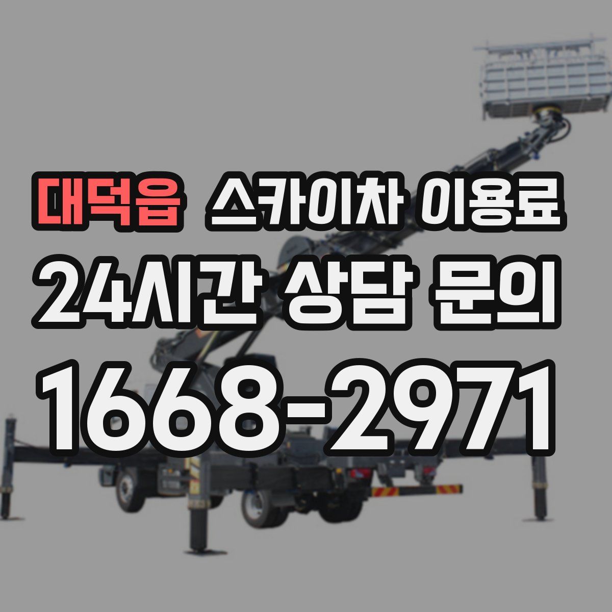 대덕읍 스카이차 이용료