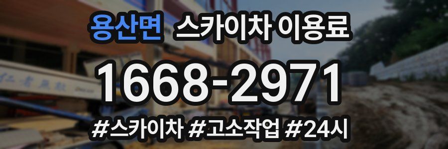 용산면 스카이차 이용료