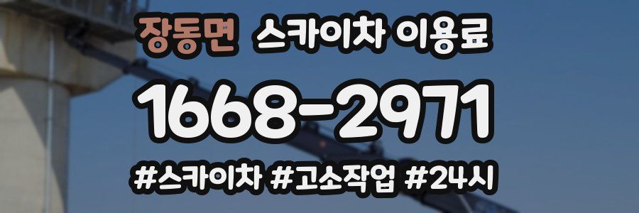 장동면 스카이차 이용료