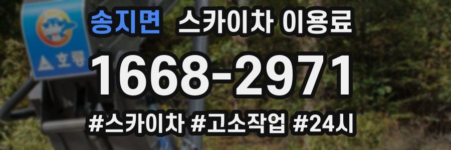 송지면 스카이차 이용료