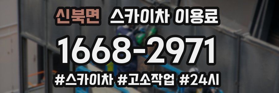 신북면 스카이차 이용료