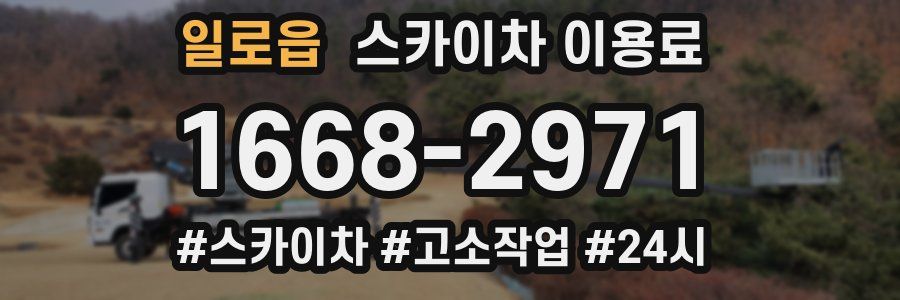 일로읍 스카이차 이용료