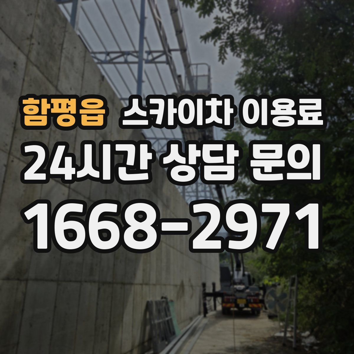 함평읍 스카이차 이용료