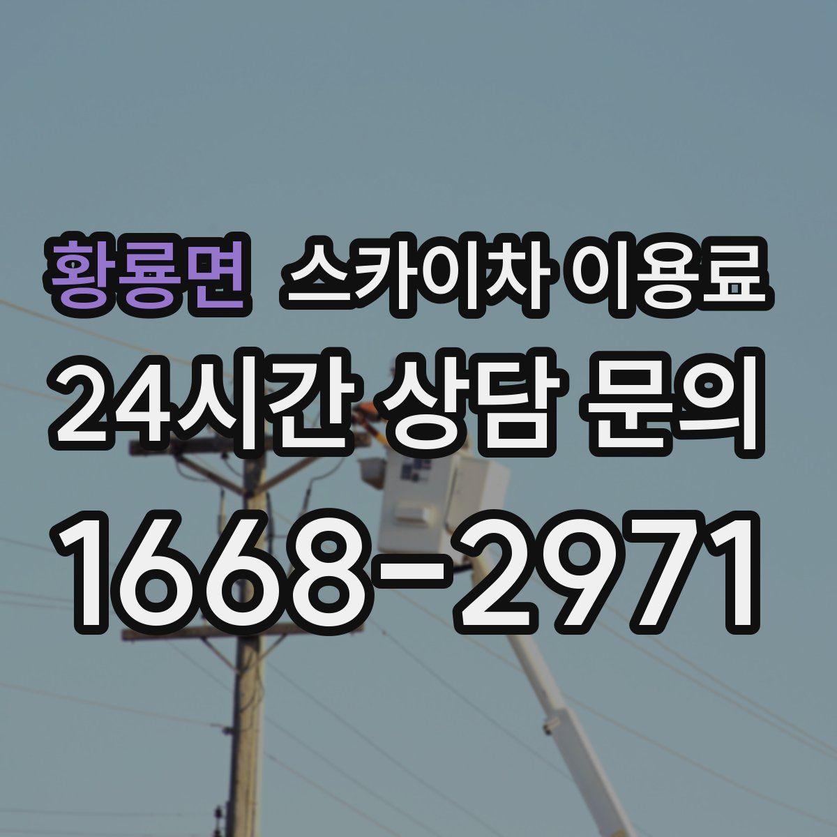 황룡면 스카이차 이용료