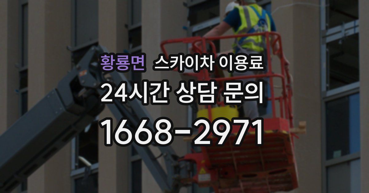황룡면 스카이차 이용료