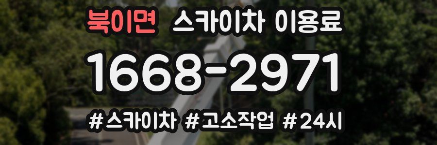 북이면 스카이차 이용료