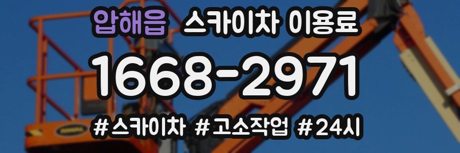 압해읍 스카이차 이용료