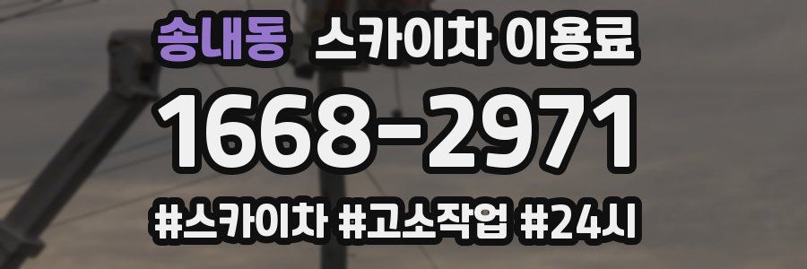 송내동 스카이차 이용료
