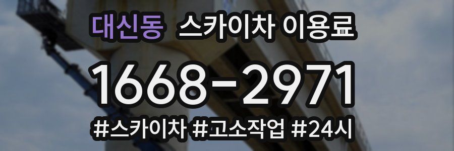 대신동 스카이차 이용료