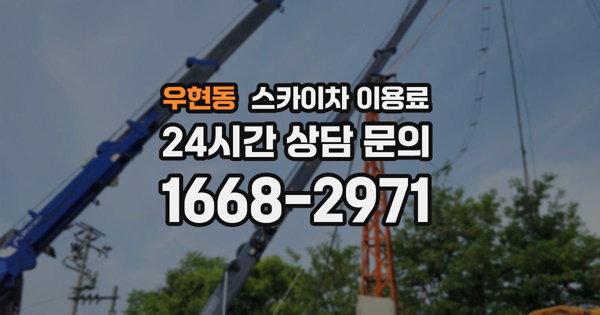 우현동 스카이차 이용료