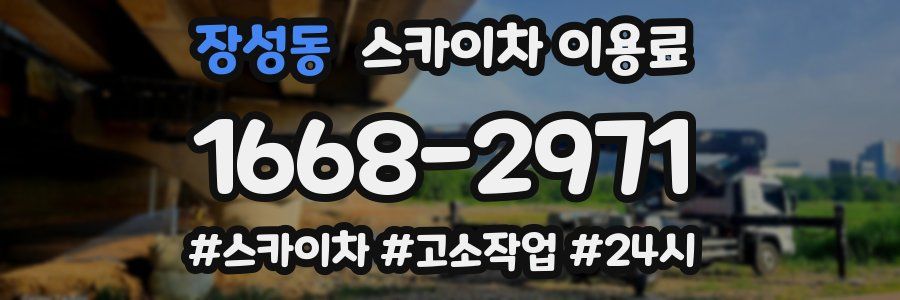 장성동 스카이차 이용료