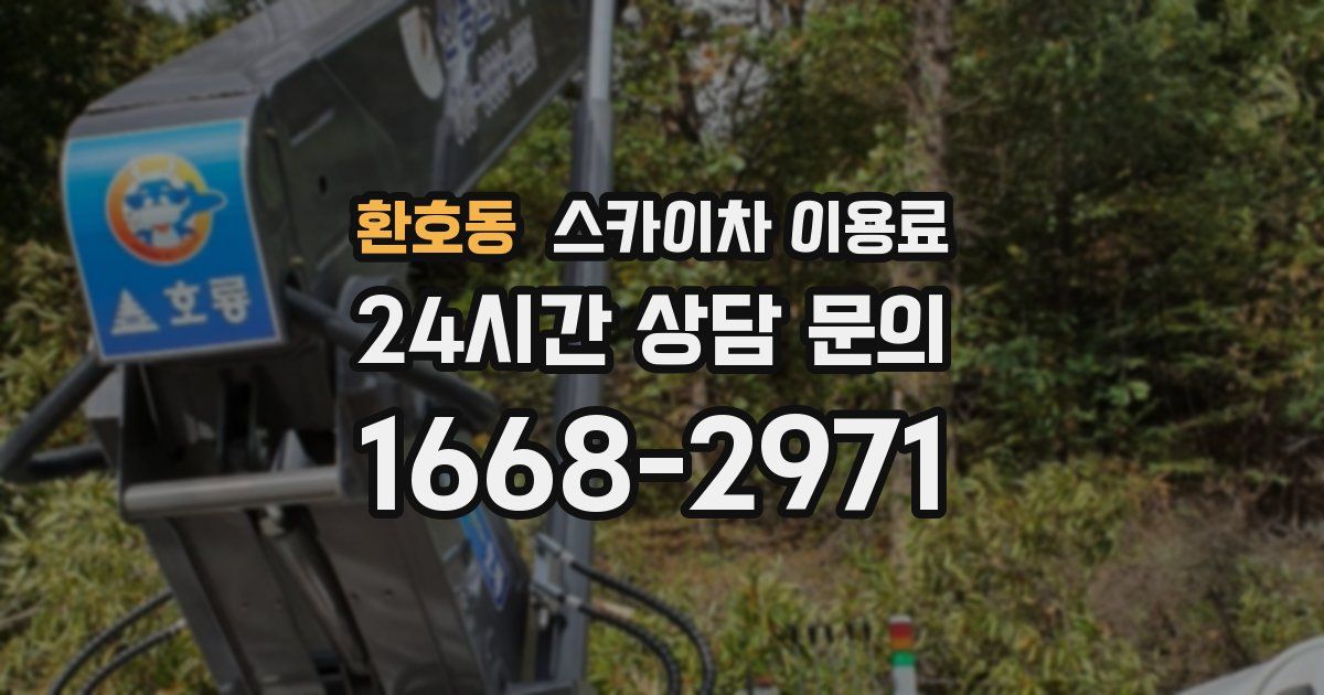 환호동 스카이차 이용료