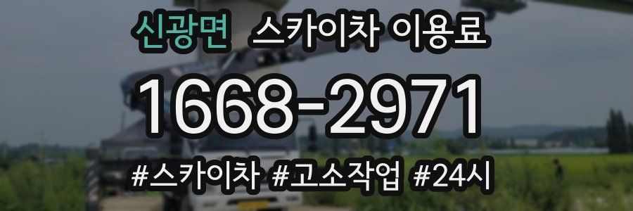 신광면 스카이차 이용료