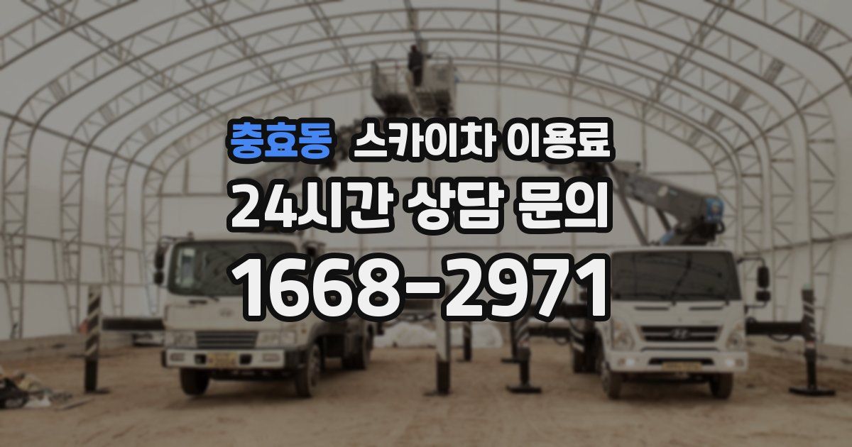 충효동 스카이차 이용료