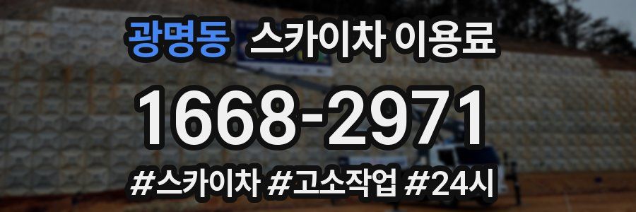 광명동 스카이차 이용료