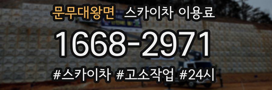 문무대왕면 스카이차 이용료