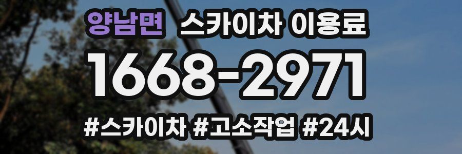 양남면 스카이차 이용료