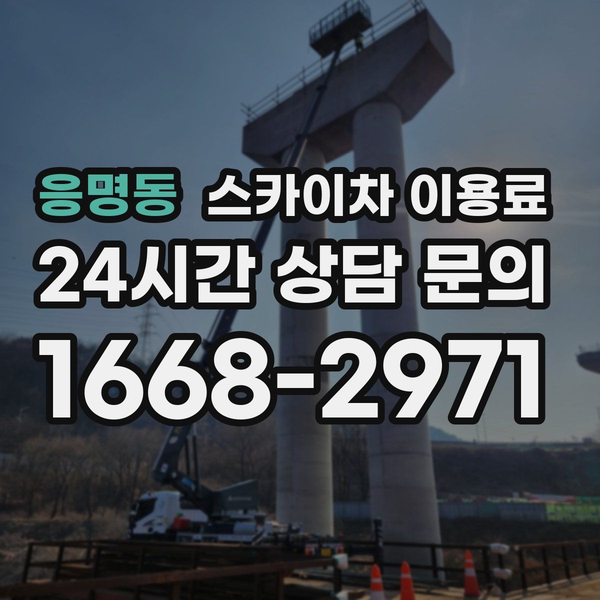 응명동 스카이차 이용료