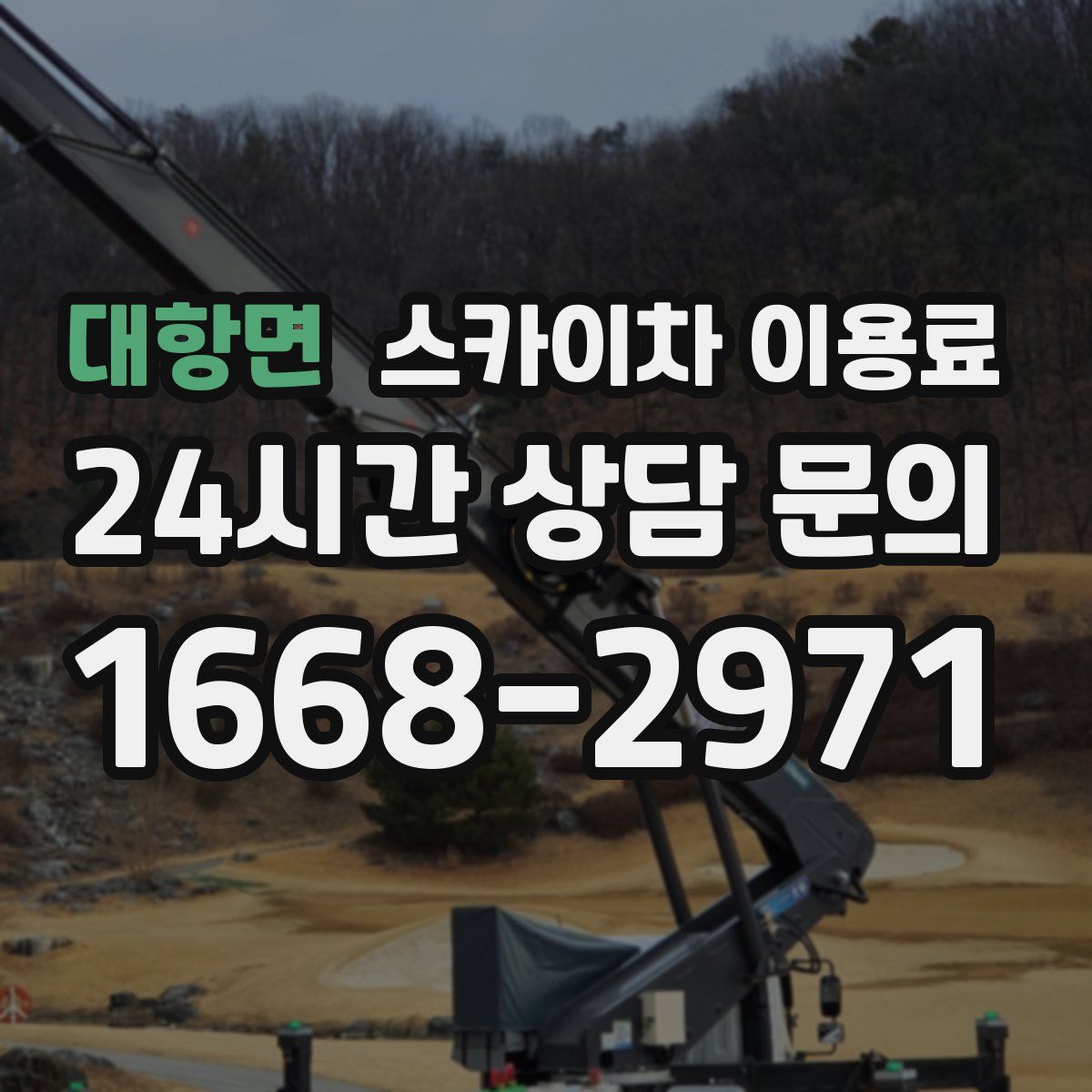 대항면 스카이차 이용료
