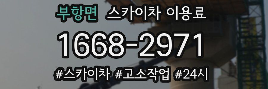 부항면 스카이차 이용료