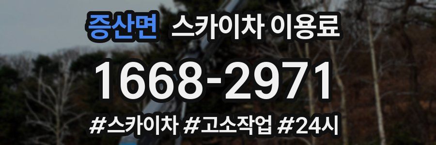 증산면 스카이차 이용료