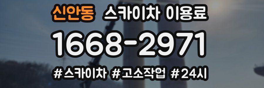 신안동 스카이차 이용료
