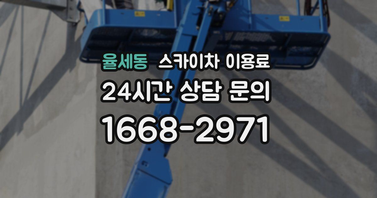 율세동 스카이차 이용료
