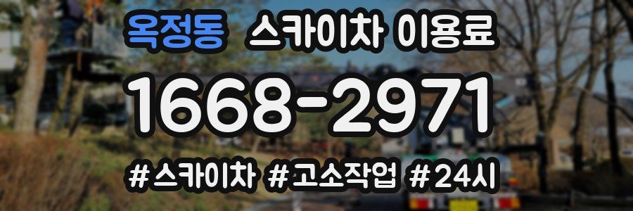 옥정동 스카이차 이용료