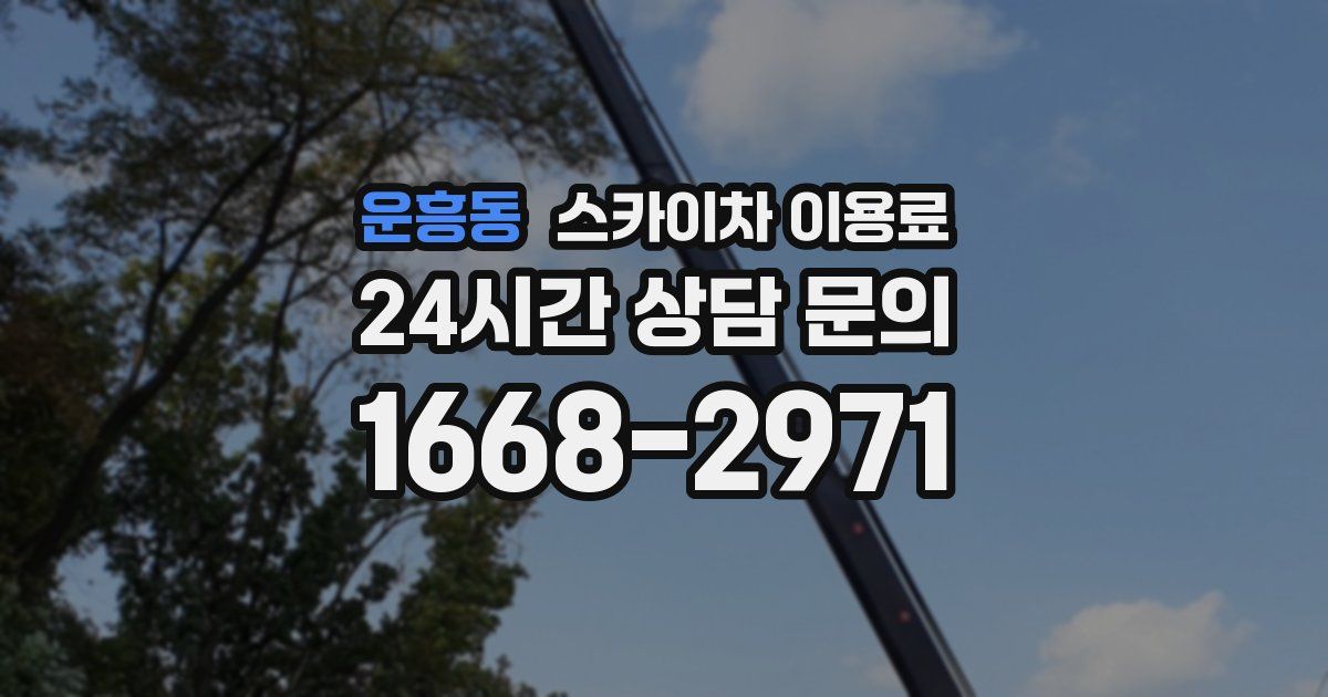 운흥동 스카이차 이용료