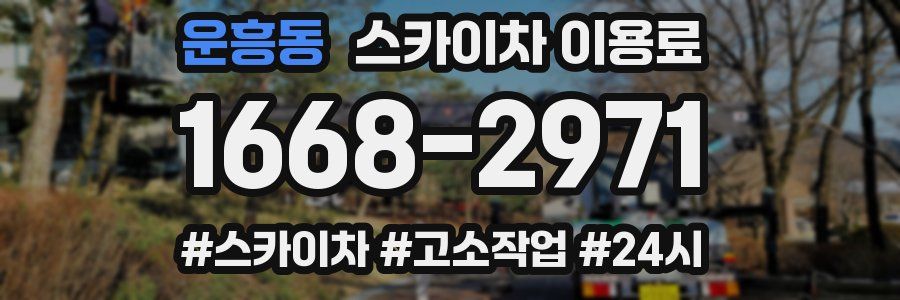 운흥동 스카이차 이용료