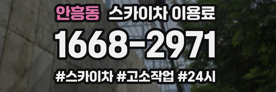 안흥동 스카이차 이용료