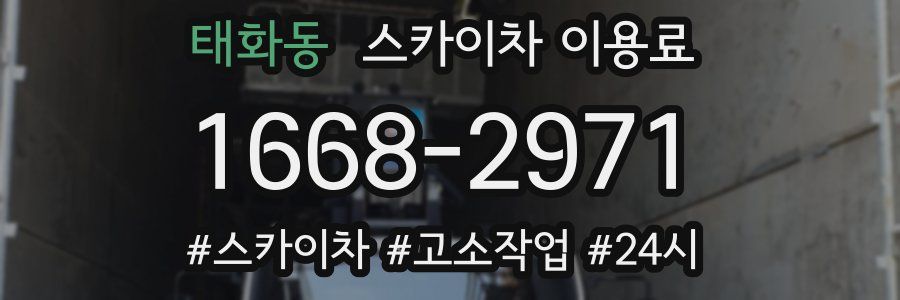 태화동 스카이차 이용료