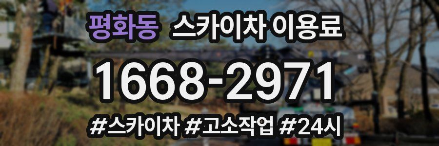 평화동 스카이차 이용료
