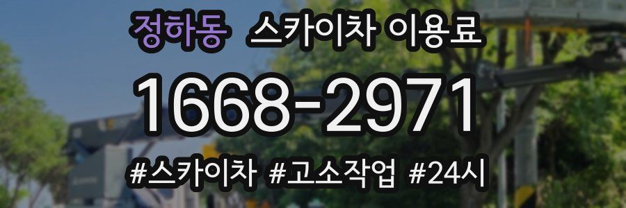 정하동 스카이차 이용료