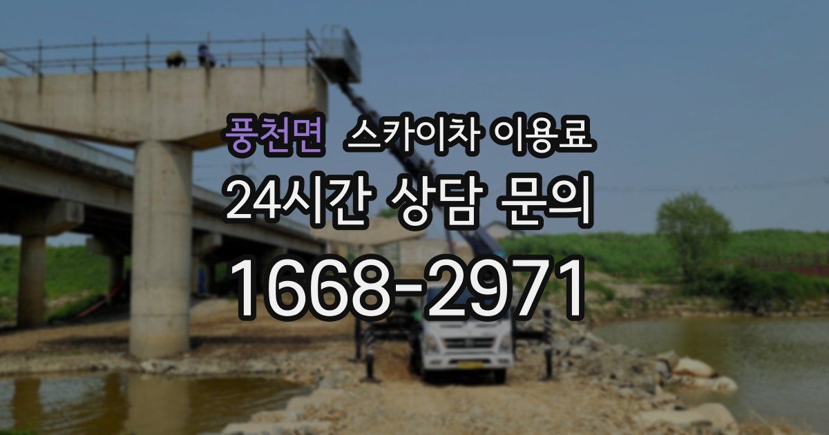 풍천면 스카이차 이용료