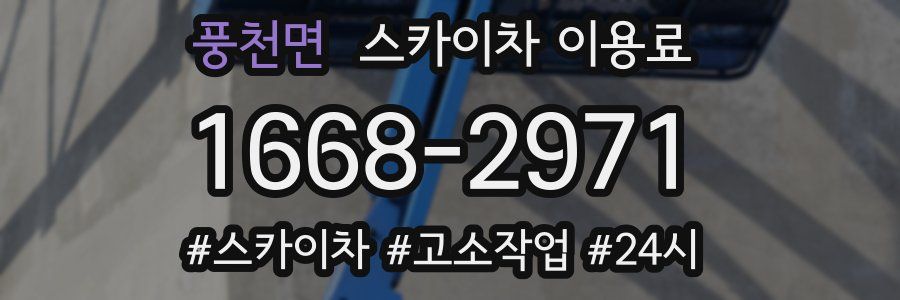 풍천면 스카이차 이용료